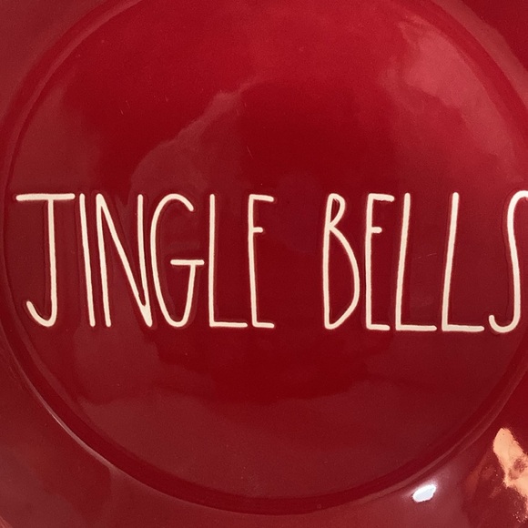 Rae Dunn Jingle Bells Pie Dish - Picture 2 of 6